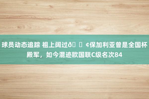 球员动态追踪 祖上阔过😢保加利亚曾是全国杯殿军，如今混迹欧国联C级名次84