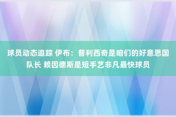 球员动态追踪 伊布：普利西奇是咱们的好意思国队长 赖因德斯是短手艺非凡最快球员