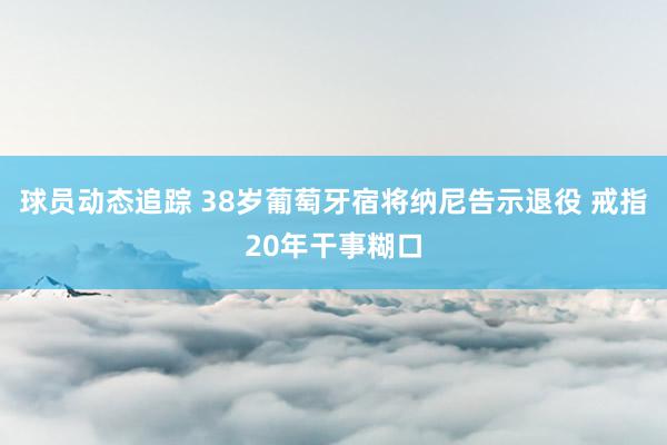 球员动态追踪 38岁葡萄牙宿将纳尼告示退役 戒指20年干事糊口