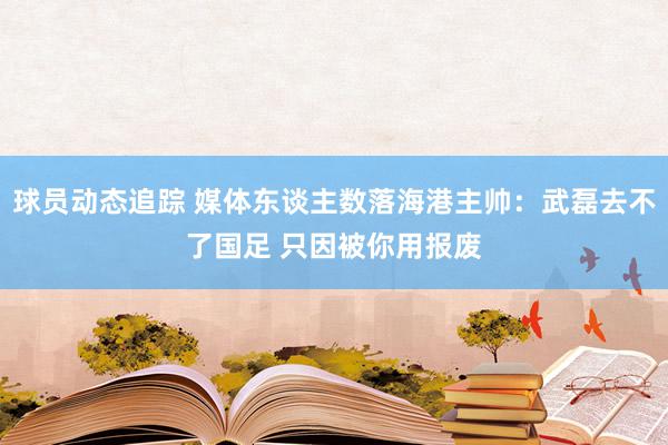 球员动态追踪 媒体东谈主数落海港主帅：武磊去不了国足 只因被你用报废